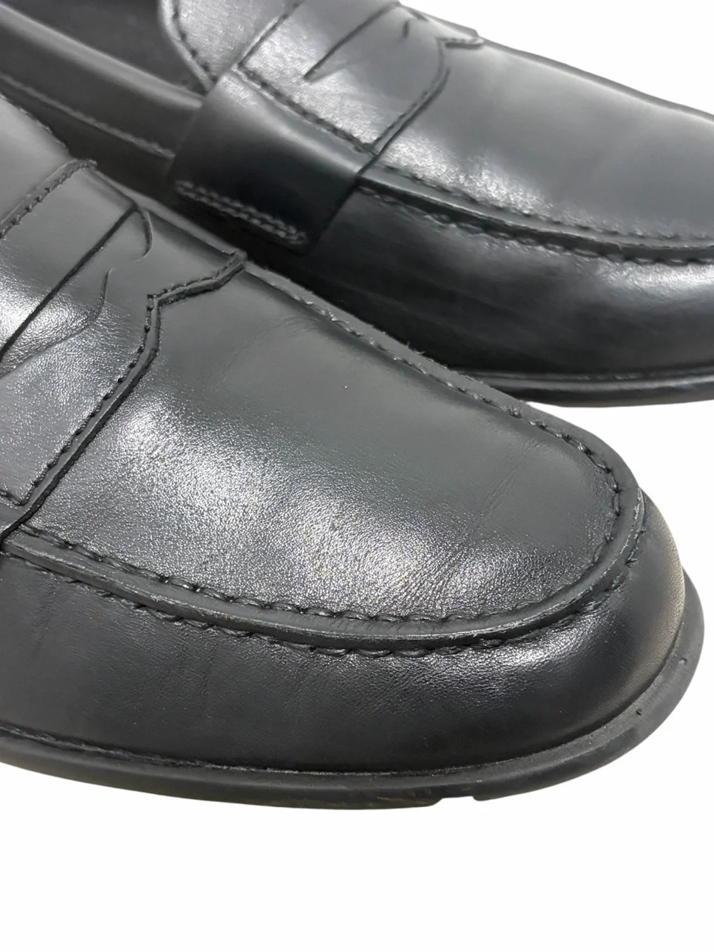 Rockport Walkability Classic Black Leather Penny Loafers - New - Size 10